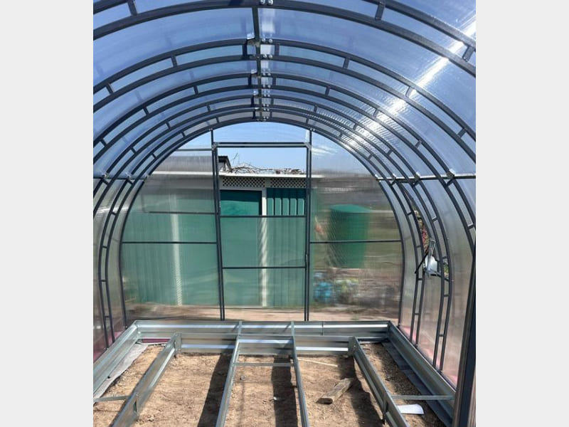 Арочная теплица Кремлевская Цинк 10077