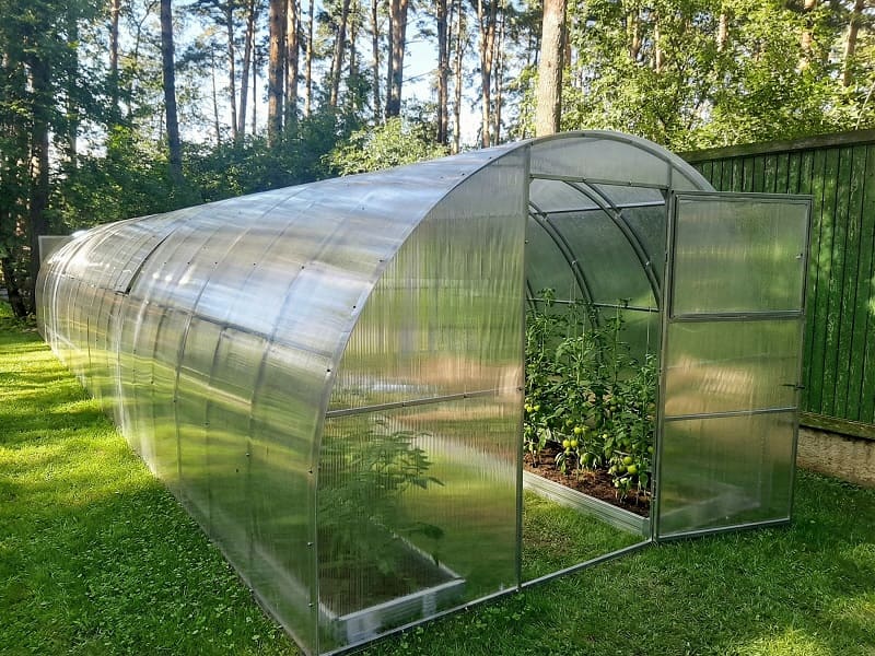 Поликарбонатная теплица Кремлевская Цинк 65