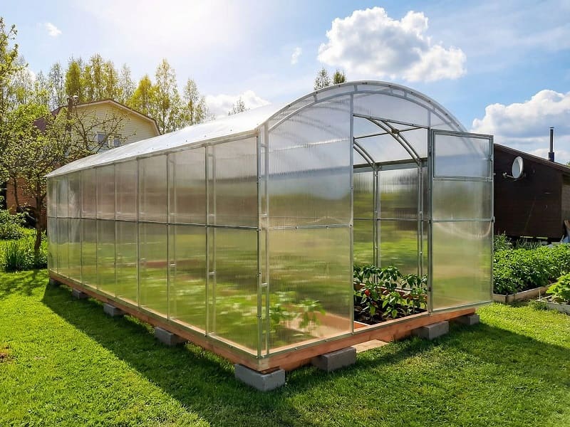 Усиленная теплица Урожай Домик 3.5-4 м